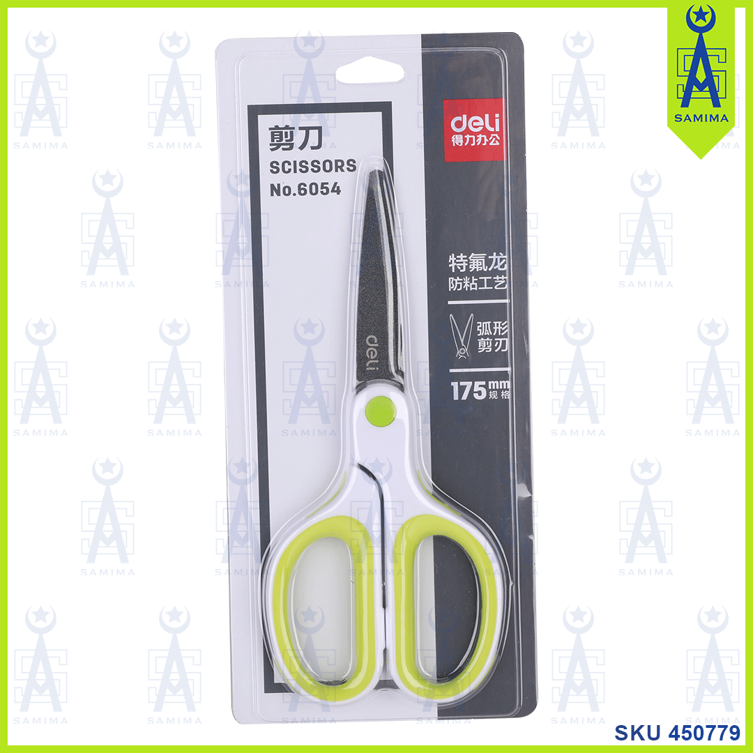 DELI, DELI 6054 COATED OFFICE SCISSOR 175MM