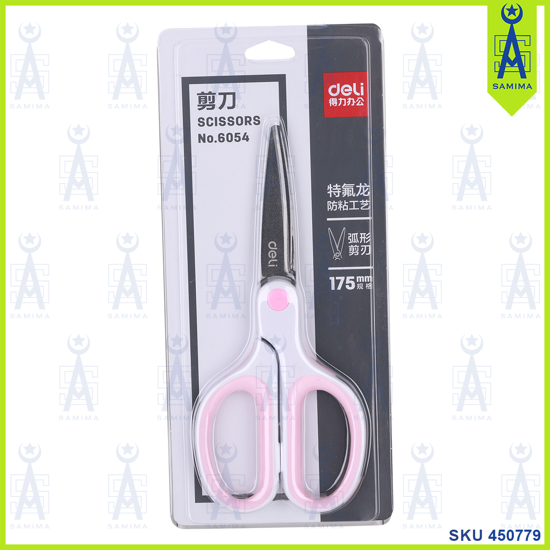 DELI, DELI 6054 COATED OFFICE SCISSOR 175MM