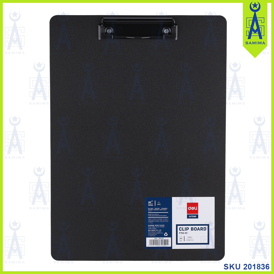 DELI, DELI EF75422 EXTEND CLIP BOARD A4