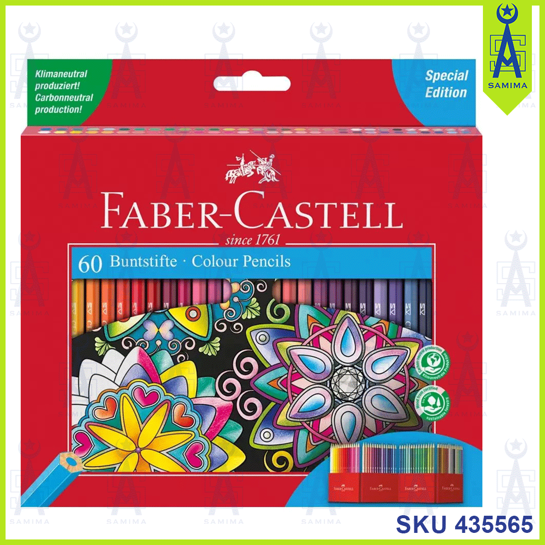 Faber-Castell, FABER CASTELL 111260 BUNTSTIFTE COLOUR PENCIL 60'S