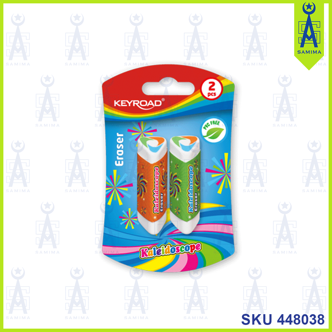 KeyRoad, KEYROAD ERASER KALEIDOSCOPE B/CARD KR971319