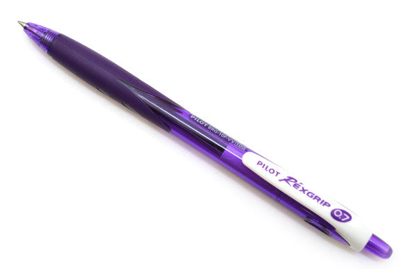 Pilot, PILOT REXGRIP 0.7 BLUE PEN (PURPLE)