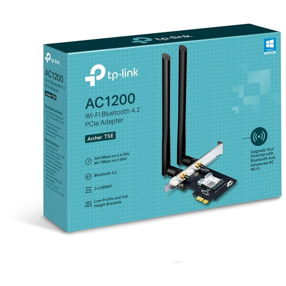 TP-Link, TP-Link AC1200 Wi-Fi Bluetooth 4.2 PCI Express Adapter (ARCHER T5E)