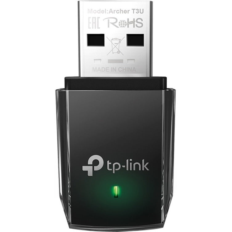 TP-Link, TP-Link Archer T3U - IEEE 802.11ac Dual Band Wi-Fi Adapter for PC Desktop/Notebook