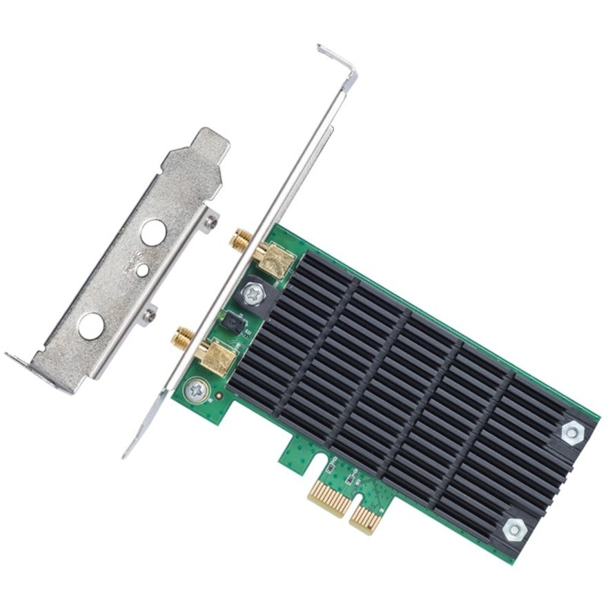 TP-Link, TP-Link Archer T4E - 2.4G/5G Dual Band Wireless PCI Express Adapter for Desktop Computer