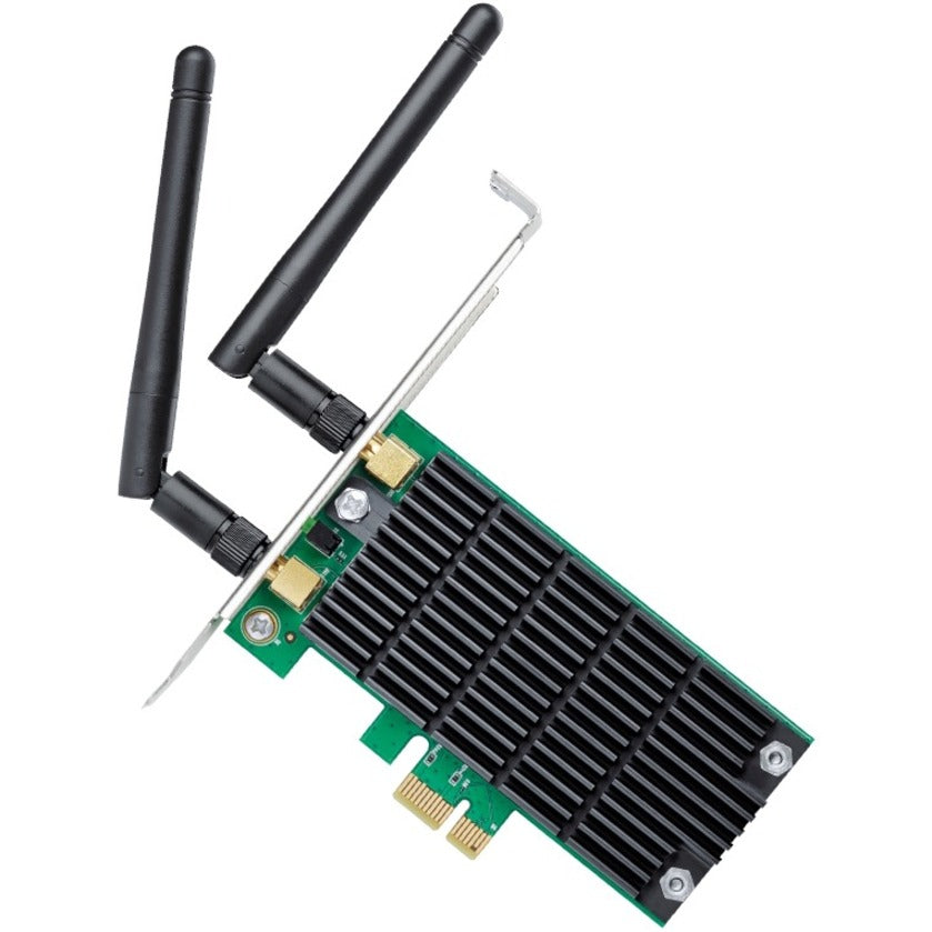 TP-Link, TP-Link Archer T4E - 2.4G/5G Dual Band Wireless PCI Express Adapter for Desktop Computer