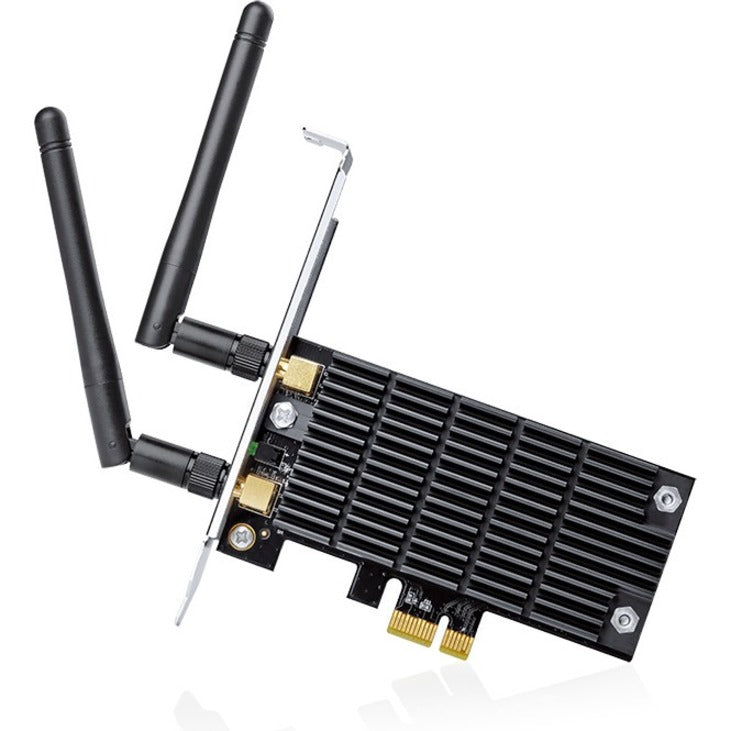 TP-Link, TP-Link Archer T6E - 2.4G/5G Dual Band Wireless PCI Express Adapter for Desktop Computer