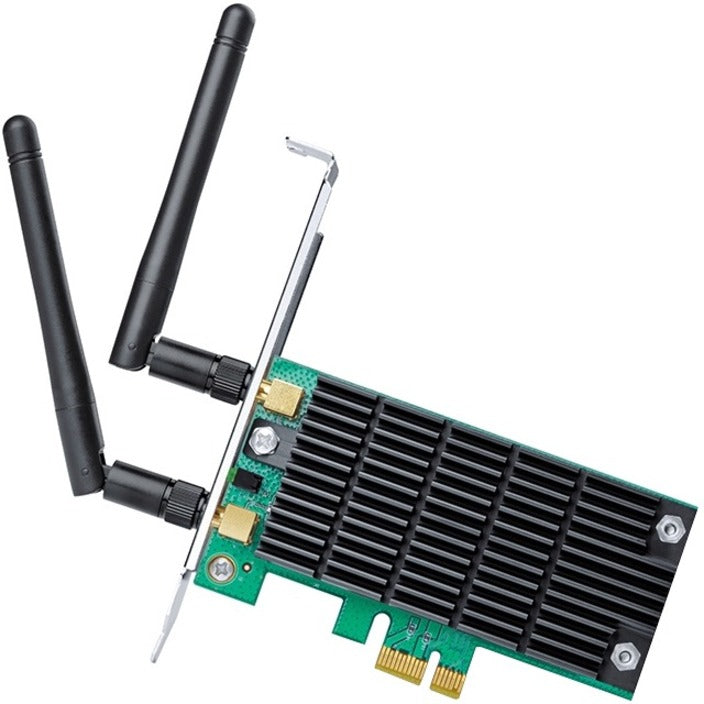 TP-Link, TP-Link Archer T6E - 2.4G/5G Dual Band Wireless PCI Express Adapter for Desktop Computer